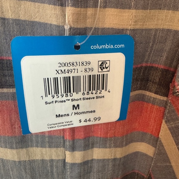 NWT Columbia Multicolor Striped Shirt. Classy summer colorblock preppy outdoors - Picture 4 of 7